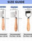 Dematting Rake for Dog (Small)