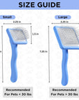 Slicker Brush With Non Scratching Pins