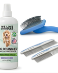 Lavender Grooming Starter Pack (Brush, Combs & Detangler)