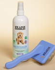 Slicker Brush & Detangler Spray Bundle & Dog Grooming Bag