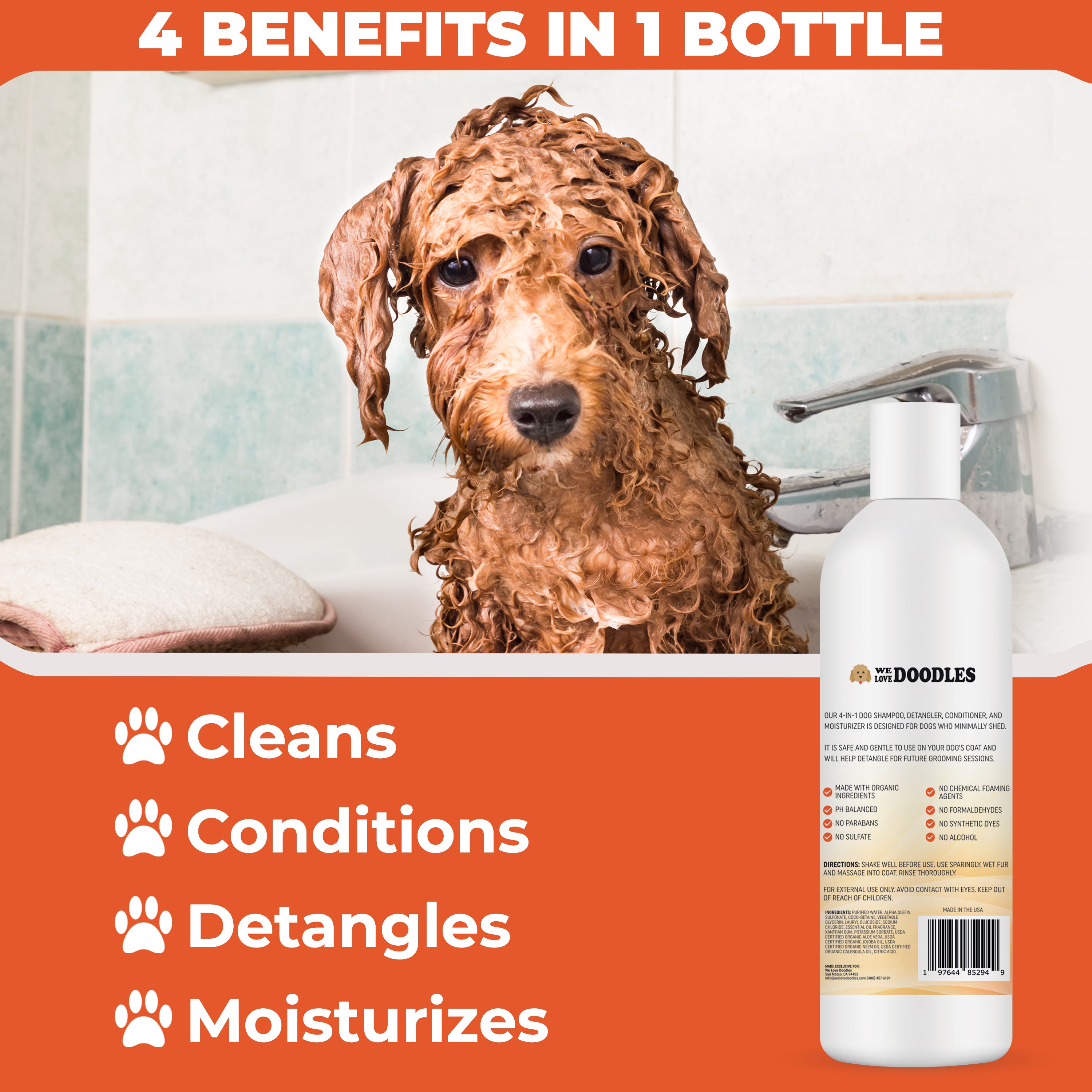 Certified organic dog shampoo hotsell