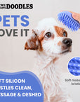 Dog Bath Brush - We Love Doodles