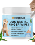 Dog Dental Finger Wipes (100 PCS) - We Love Doodles