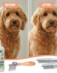 Home Dog Mat & Knot Solution Pack - Targeted Relief for Tough Tangles at Home