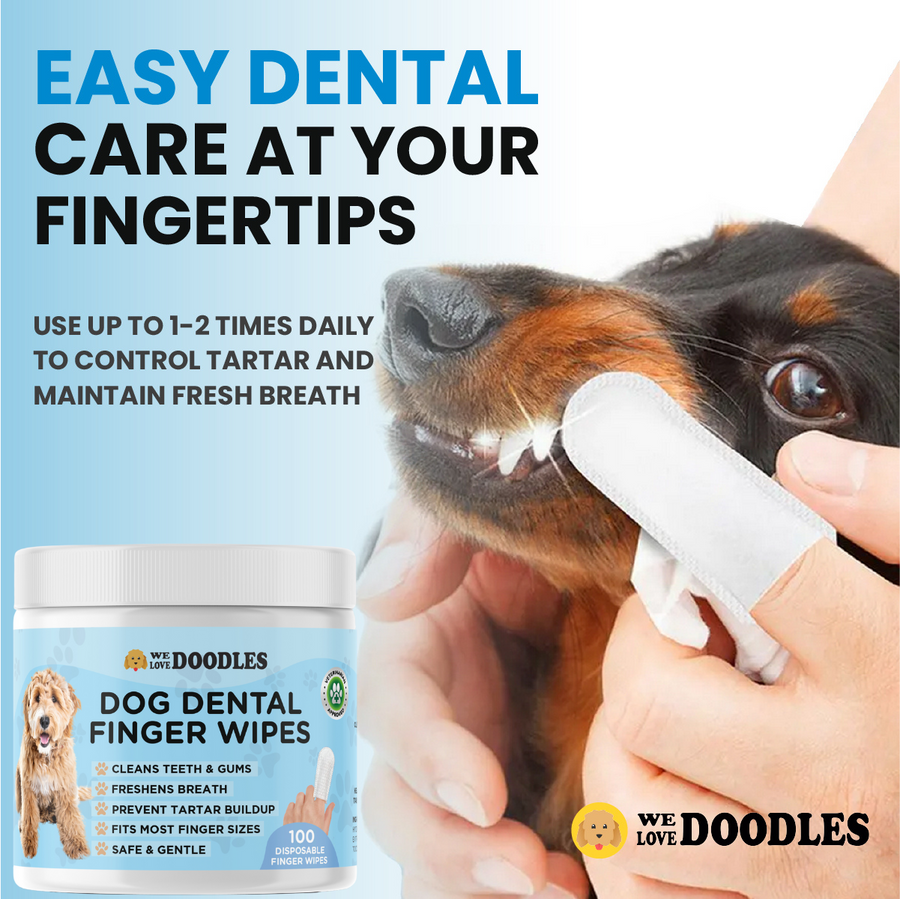 Dog Dental Finger Wipes (100 PCS)