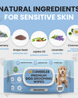 Dog Grooming Wipes (Unscented)