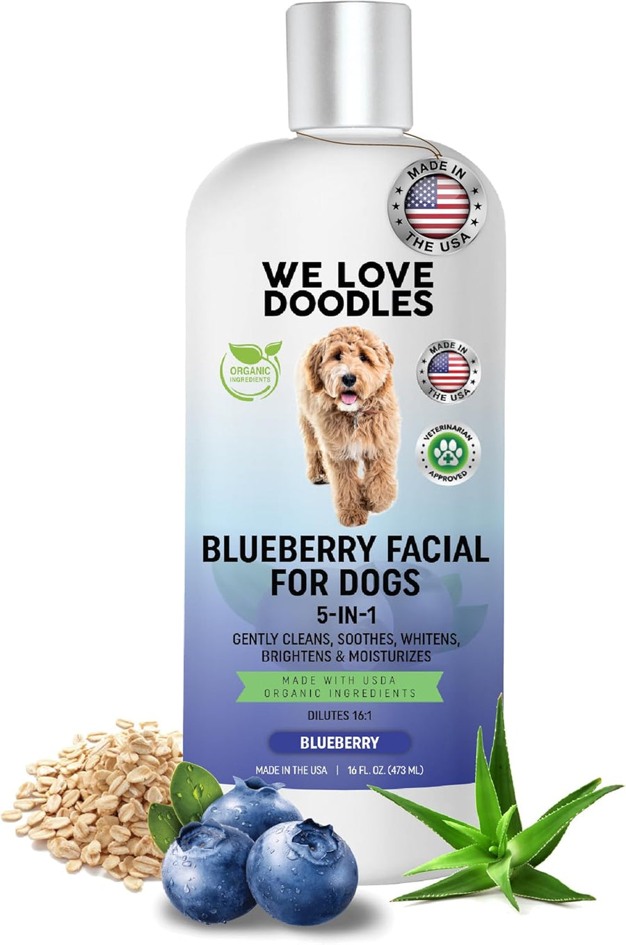 Blueberry Facial Dog Shampoo