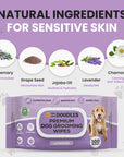 Dog Grooming Wipes (Lavender)