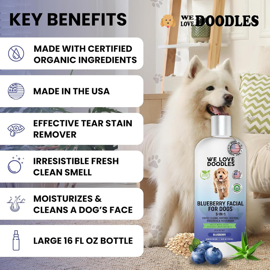 Blueberry Facial Dog Shampoo