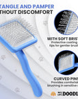 Slicker Brush With Non Scratching Pins