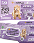 Dog Grooming Wipes (Lavender)