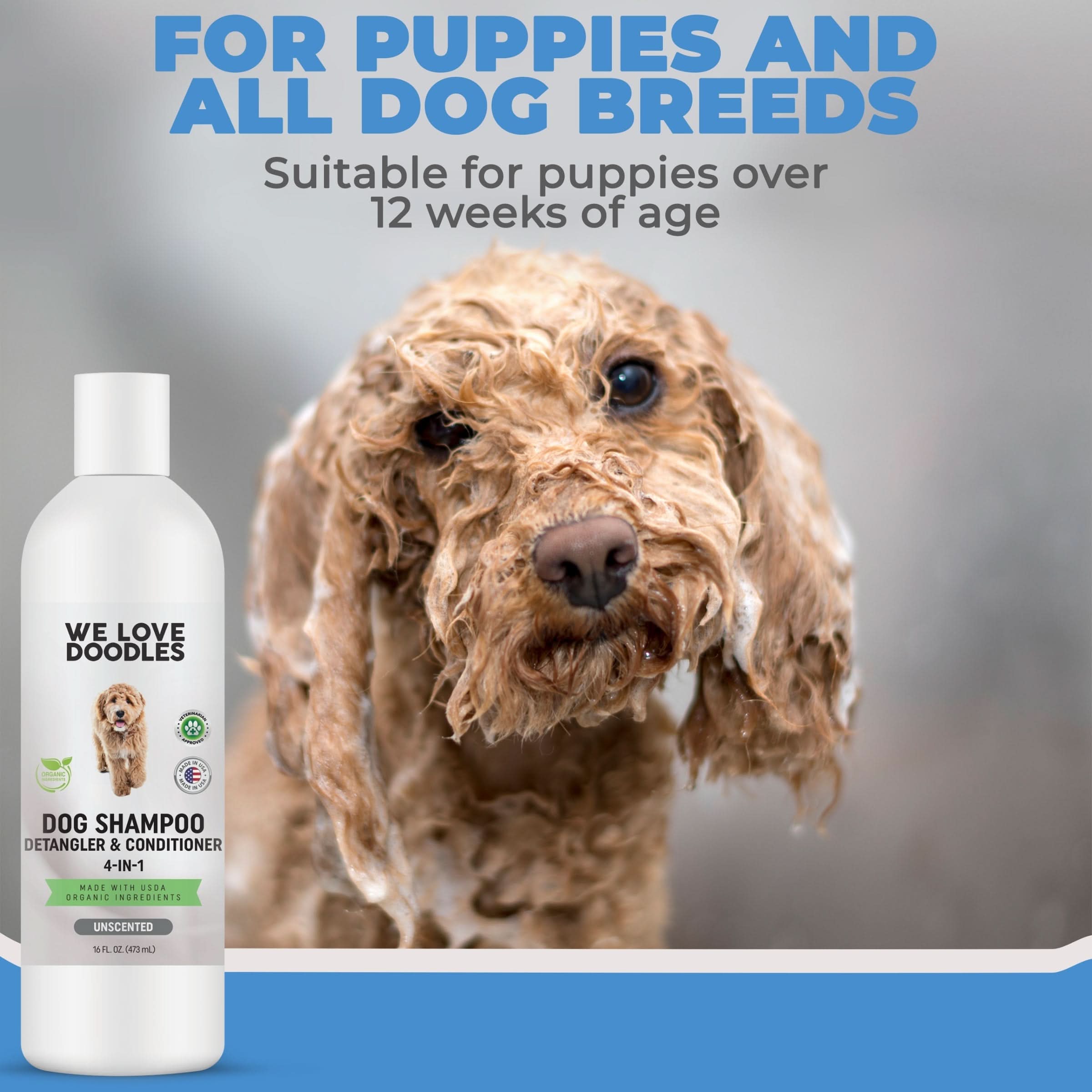 Scapoo Dog Unscented Hypoallergenic Dog Shampoo - USDA Organic | We Love Doodles