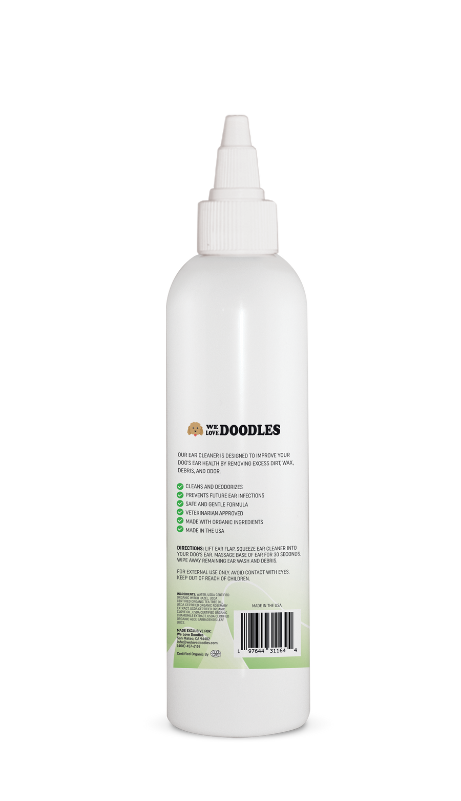 Organic dog ear 2024 cleaner