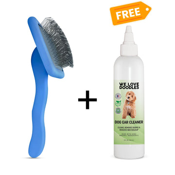 Larger Slicker Brush + Ear Wash (FREE)