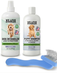 Puppy Grooming Kit – Brush, Shampoo & Detangler