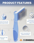 Self Cleaning Dog Slicker Brush