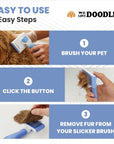 Self Cleaning Dog Slicker Brush