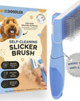 Self Cleaning Dog Slicker Brush