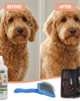 At Home Grooming Pack Hypoallergenic (Brush, Scissors, Detangler)