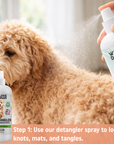 At Home Grooming Pack Hypoallergenic (Brush, Scissors, Detangler)