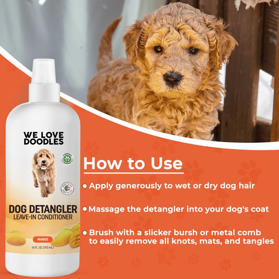 Dog Detangler Spray (Mango Scent) - We Love Doodles