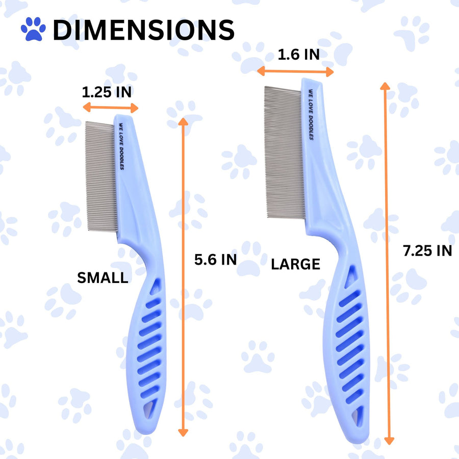Dog Face / Flea Combs - We Love Doodles