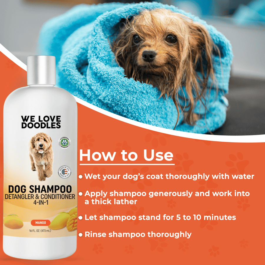 Dog Shampoo (Mango Scent) - We Love Doodles