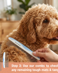 Unscented Grooming Starter Pack (Brush, Combs & Detangler)