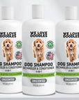 Dog Shampoo 4-in-1 (3 Pack)