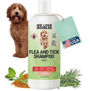 Flea and Tick Dog Shampoo 16 oz - We Love Doodles
