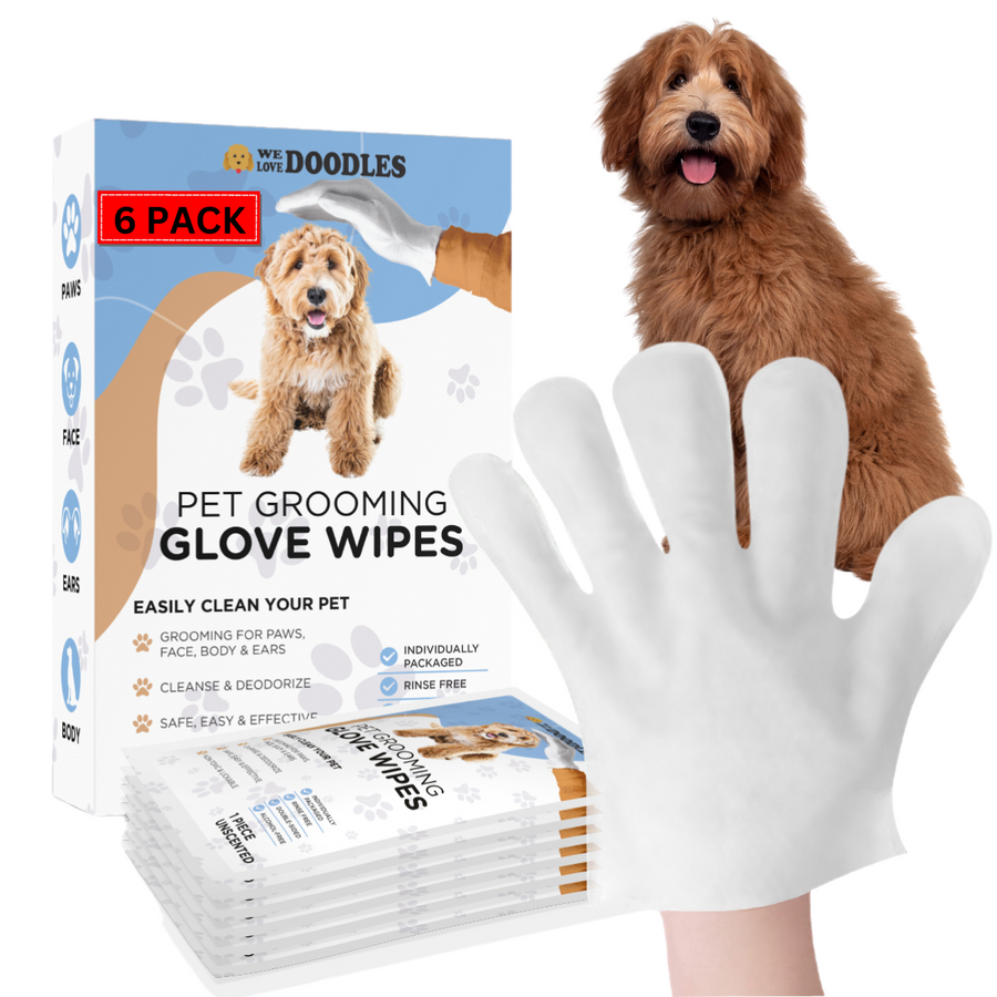Pet Grooming Glove Wipes (6 Pack)