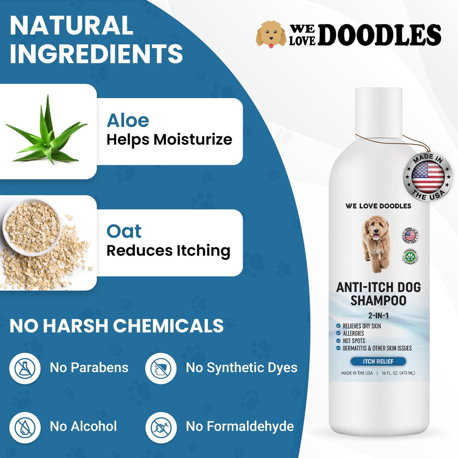 Premium Anti - itch Dog Shampoo - We Love Doodles