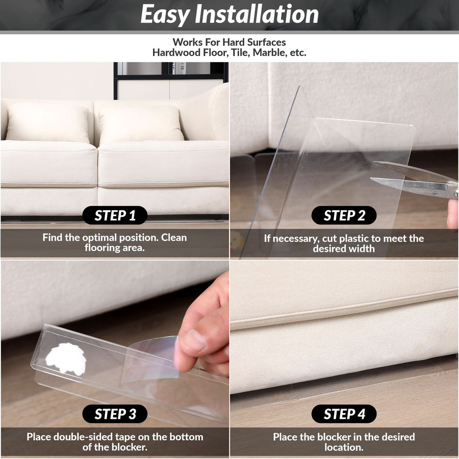 Under Couch / Bed Blocker (3.2 Inch Height) - We Love Doodles